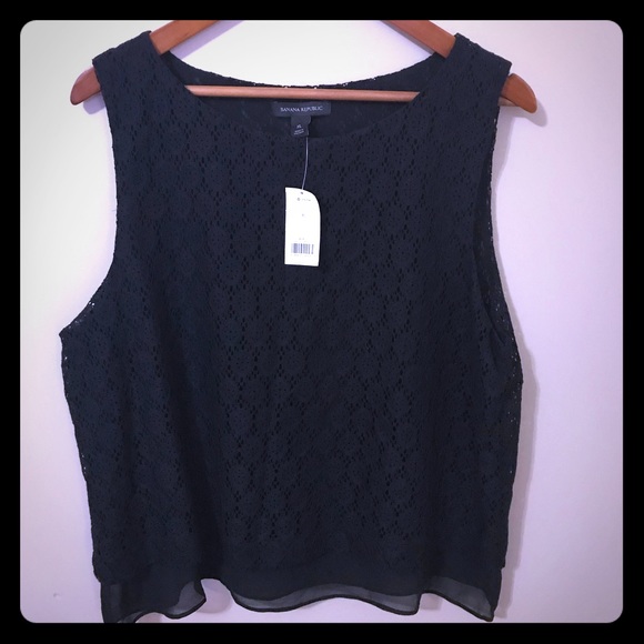Banana Republic Tops - New lace shell from Banana Republic Banana Republic Tops - New lace shell from Banana Republic